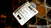 Weather Resistant Tag Attached with "Wall" Clip#4
